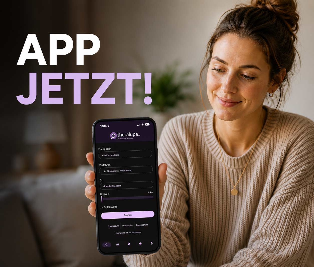 theralupa app - therapeutensuche app