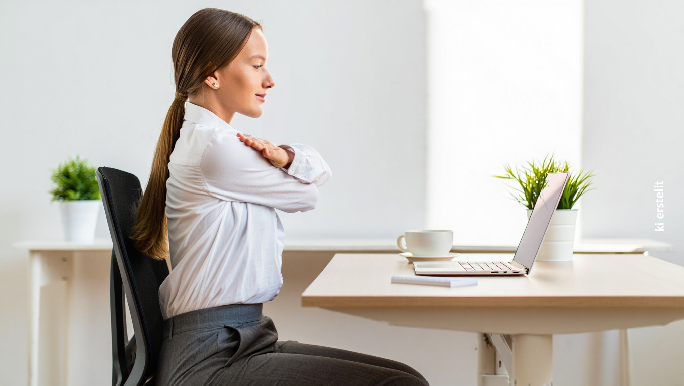 Fit am Schreibtisch - Verspannungen vorbeugen
